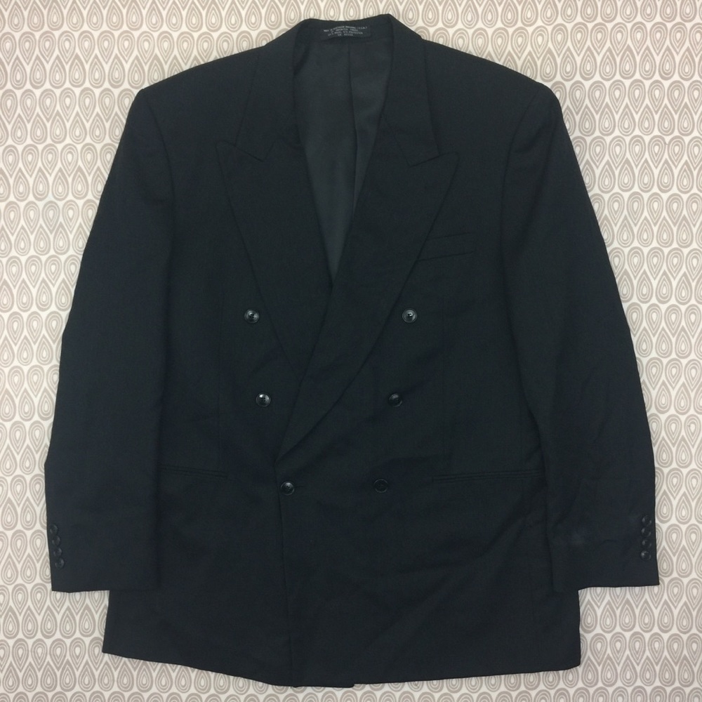 Jones New York Men's Black Blazer Size 44 L C62